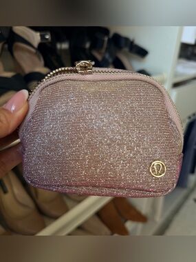 lululemon athletica Glitter Nano Pouch - Light Pink